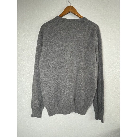 Ethan Pierce 100% 2-Ply Cashmere Dark Gray Sweater Mens XL - Picture 1 of 6